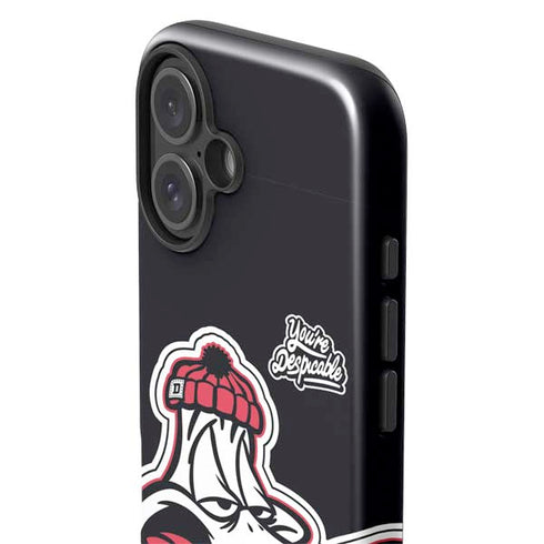 Looney Tunes Retro Daffy Duck iPhone 16 Impact Case